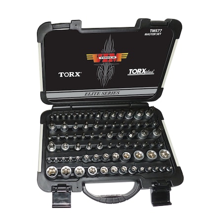 TORX DRVR 77pc SET ALL TORX MASTER